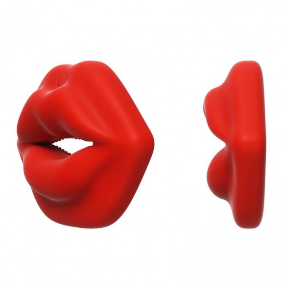 MizzZee - Wireless Lip-Shaped Nipple Clamp Massager (Chargeable - Red) MizzZee - Wireless Lip-Shaped Nipple Clamp Massager (Chargeable - Red)